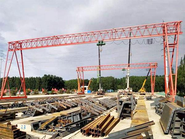 陕西延安70吨龙门吊厂家出厂10吨龙门吊